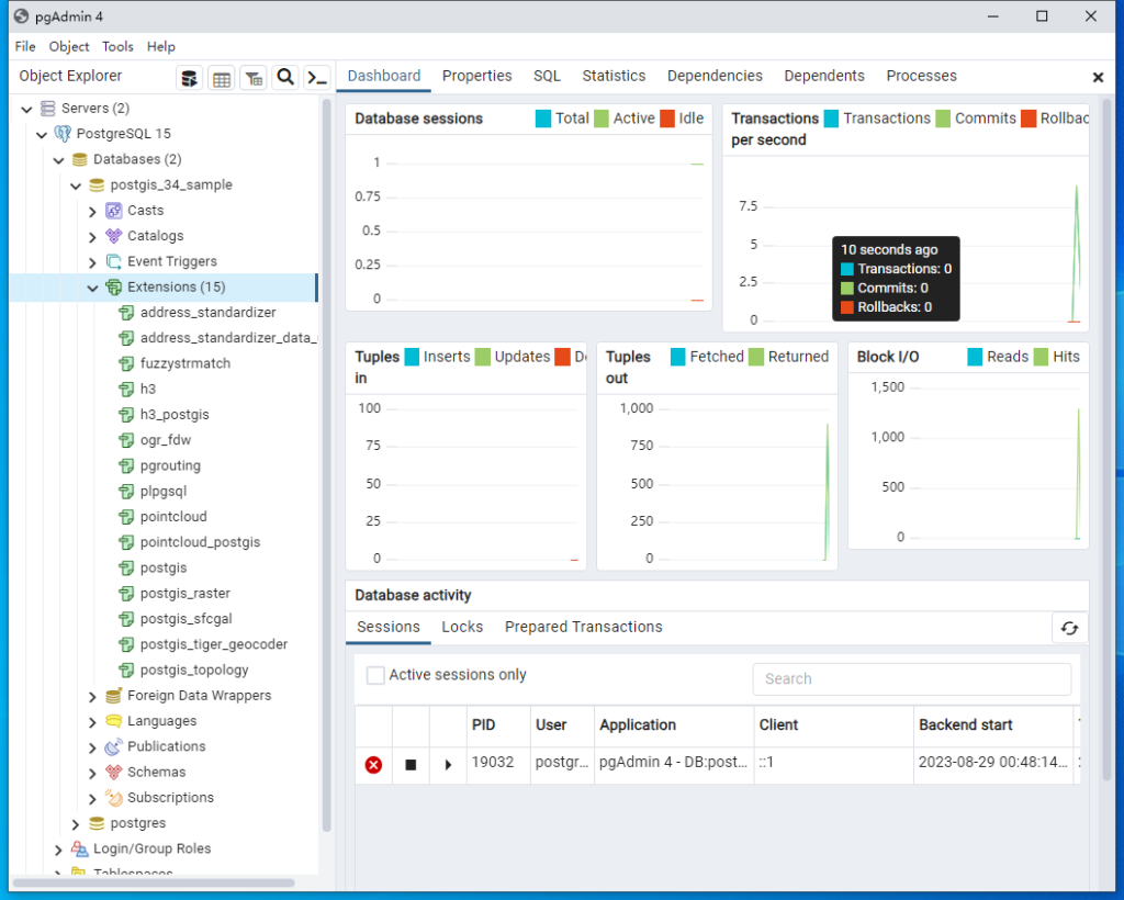 PostGIS软件安装及PostgreSQL中启用PostGIS插件——windows
